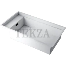 Omoikiri Kinaru Pro 86-U/I Кухонная мойка Artceramic прямоугольная 4997026 белый