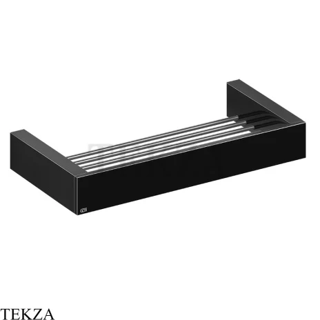 Gessi Rettangolo Решетка-полка в душевую зону 30 см 20947-706, Black Metal PVD