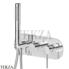 Newform XT Смеситель для душа 2 потока, с гарнитуром, внешняя часть 4269E.21.018, хром глянец