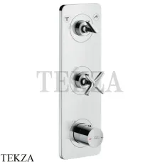 Axor Citterio E Термостат для душа, 2 потребителя, внешняя часть 36703000, хром глянец