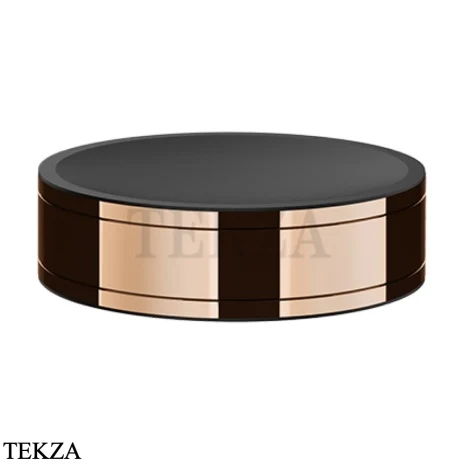 Gessi Pelle Tresse Мыльница настольная круглая 78525-030, Copper PVD
