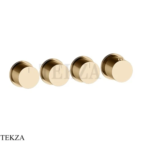 Gessi Habito Bath-shower Термостат на 3 потока, внешняя часть 63436-735, Warm Bronze