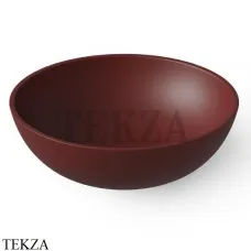 Dea Design Washbasins Раковина настольная D30 см Solid Surface DD9038 300 17, Red Wine №17