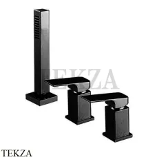 FIMA Carlo Frattini FIT Смеситель на борт ванны без излива, F3394/1NNS черный матовый