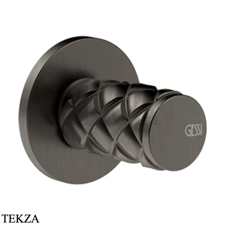 Gessi Pelle Tresse Смеситель-рычаг управления, внешняя часть 78109-707, Black Metal Brushed PVD