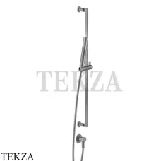 Gessi INCISO SHOWER Душевой гарнитур-штанга с выводом воды 58142-149, Finox Brushed Nickel