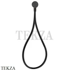Gessi HI-FI Душевой комплект с магнитной лейкой, шланг из Darkflex 63199-707, Black Metal Brushed PVD
