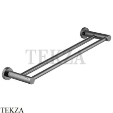 FIMA Carlo Frattini ROTOLA Держатель для полотенец двойной F6001/60CS, Brushed black chrome