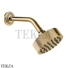 Gessi VENTI20 Верхний душ 118 с настенным креплением 65156-735, Warm Bronze PVD