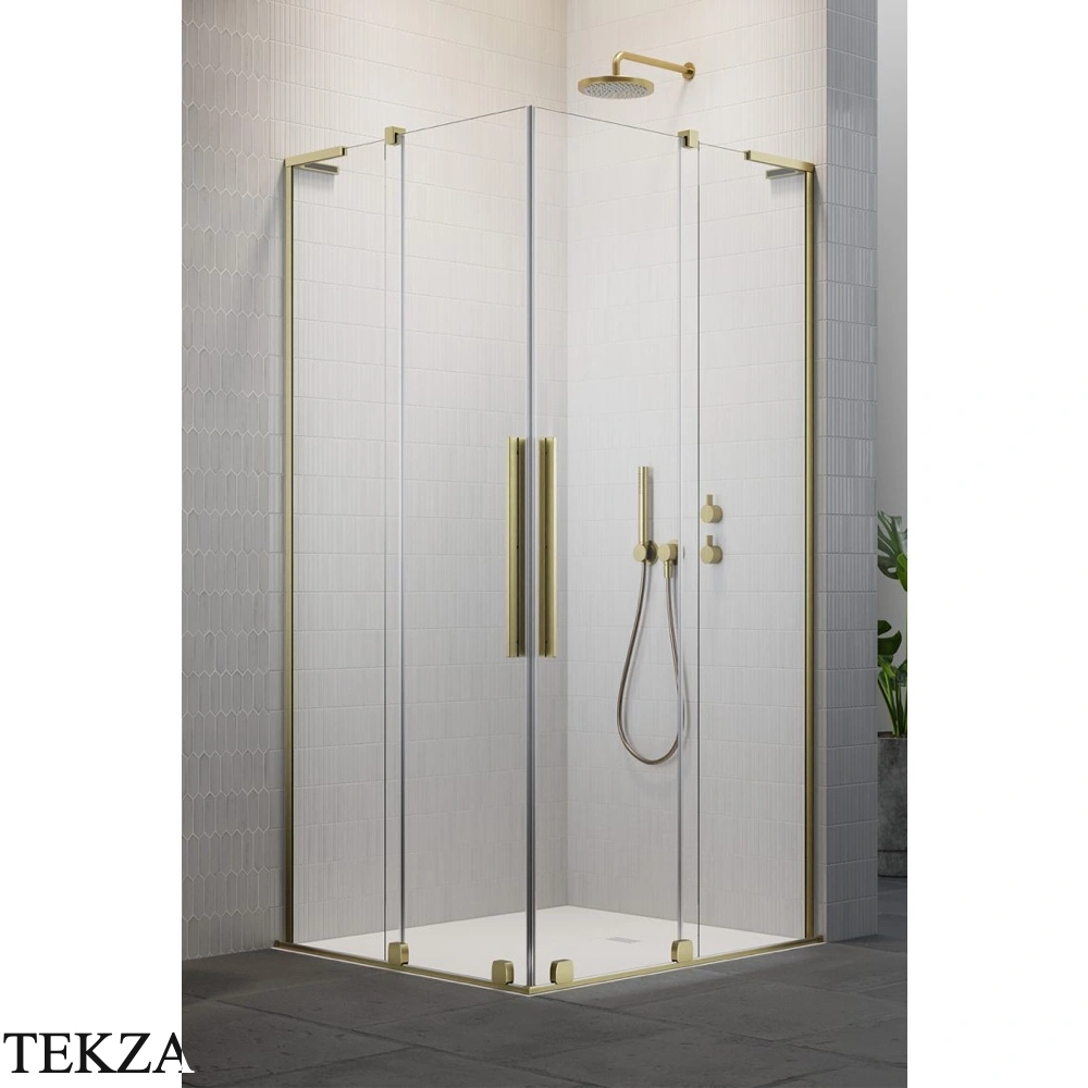 Radaway Furo SL KDD Душевая дверь 120 см, левая часть уголка, 10305120-99-01L, брашированное золото