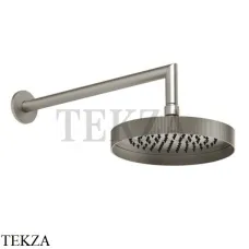 Gessi Inverso RIGATO Верхняя душевая лейка с кронштейном 63548-149, Finox Brushed Nickel