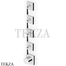 Zucchetti Bellagio Термостат для душа, 4 выхода, внешняя часть ZB2804, хром глянец