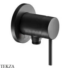 Keuco IXMO SOFT Смеситель для душа с выводом, круг, внешняя часть 59552370201, черный матовый