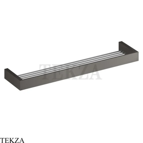 Gessi Rettangolo Решетка-полка в душевую зону 60 см 20949-707, Black Metal Br. PVD