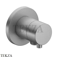 Keuco IXMO Comfort Вентиль запорный с выводом для шланга, круг 59541171101, алюминий finish