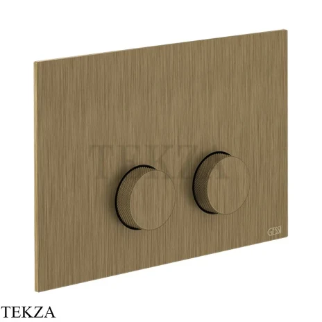 Gessi ANELLO Клавиша смыва для инсталляции SANIT, Villeroy&Boch 54631-713, Antique Brass