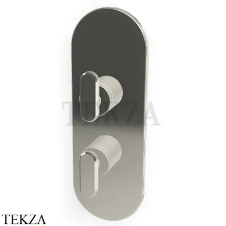 FIMA Carlo Frattini Park Line Смеситель для душа 2-3 потока, внешняя часть F1309X6LN, Nickel глянец