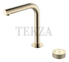 Boheme Tech  Смеситель для раковины автоматический на 2 отв. TECH 158-G Gold Золото глянец Boheme Tech  Смеситель для раковины автоматический на 2 отв. TECH 158-G Gold Золото глянец