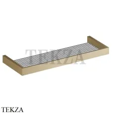 Gessi Rettangolo Решетка-полка для полотенец широкая 60 см 20950-726, Warm Bronze Br. PVD