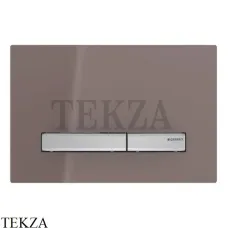 Geberit Sigma50 Клавиша смыва 115.788.SQ.2, темно-коричневое стекло