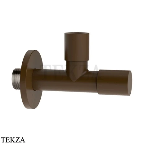 Gessi Запорный клапан с фильтром, левостороннее закрытие 01432-845, бронза Dark Brush