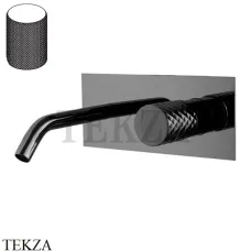 FIMA Carlo Frattini Spillo TECH G Смеситель для раковины, внешняя часть F3051X5GCS, Brushed black chrome