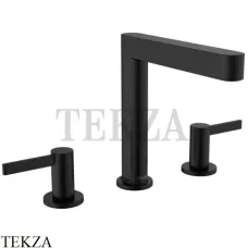 Hansgrohe FINORIS Смеситель для раковины 160, с донным клапаном 76034670, черный матовый