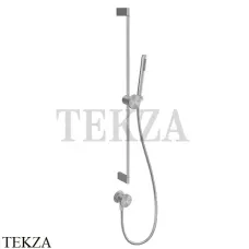 Gessi Origini NATURE Штанга с лейкой, шланг и вывод воды 66142-031, хром глянец