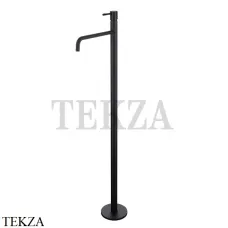 Boheme Uno Смеситель для раковины напольный, комплект с встройкой Uno 107-B Black Черный матовый