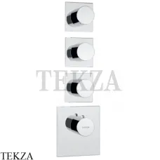 Bossini OKI Термостат для душа на 3, 4, 5, 6 потоков, внешняя часть Z031205.030, хром глянец