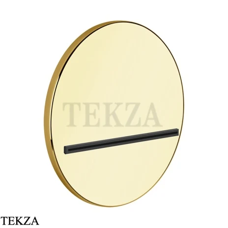 Gessi CASCATA Каскадный излив настенный круглый 65295-246, Gold PVD