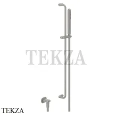 Gessi Goccia Душевой комплект с душевой лейкой и выводом 33642-147, Chrome Brushed