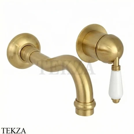 Nicolazzi Cinquanta Смеситель для раковины, внешняя часть P.Mont Blanc, 3478EXTOS76, Brushed brass