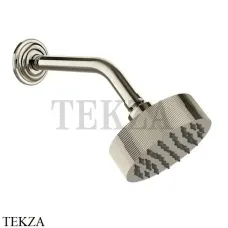 Gessi VENTI20 Верхний душ 118 с настенным креплением 65156-720, Nickel PVD