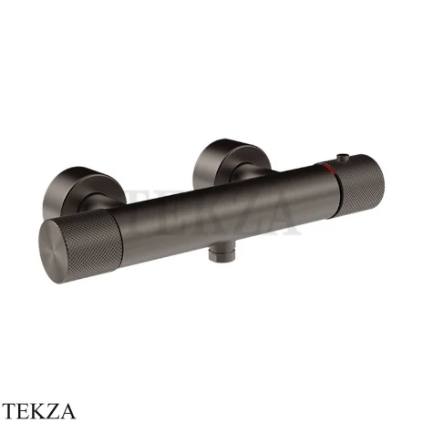 Gessi Habito DIAMANTATO Смеситель термостатический для душа 70633-707, Black Metal Br. PVD