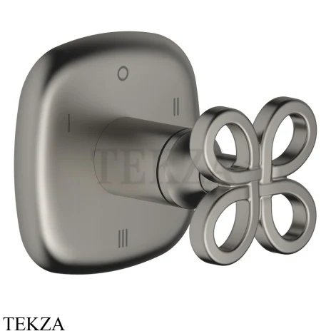 Dornbracht COYA Переключатель на 3 потока, внешняя часть 36210424-99, Dark Platinum matt