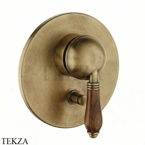 Nicolazzi Forest Смеситель для душа. 2 потока, внешняя часть, 3460EXTOG77, Raw Brass