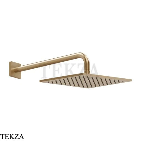 Gessi RILIEVO Верхняя душевая лейка с кронштейном 59158-726, Warm Bronze Br. PVD