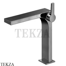 Keuco EDITION 11 Смеситель для раковины 250 высокий, без гарнитуры, Хром черный шлифованный