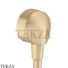 Hansgrohe Fixfit E Шланговое подсоединение без клапана обратного тока 27454140, Brushed Bronze