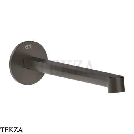 Gessi Ludovica Излив для раковины на стену 76102-707, black хром Brush