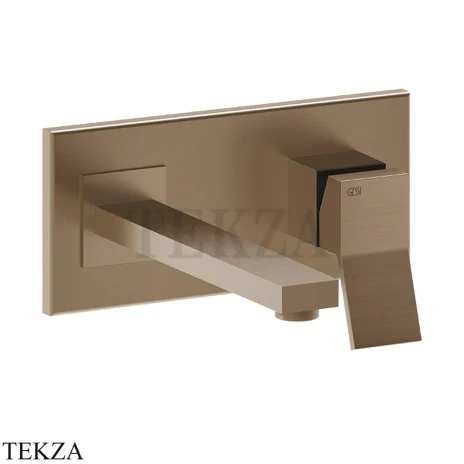 Gessi RETTANGOLO K Смеситель для раковины под размер, внешняя часть 53084-708, Copper Brushed PVD