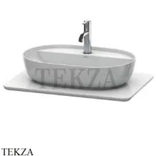 Duravit LUV Столешница-консоль из кварцевого камня, белый матовый структурный