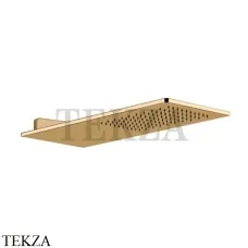 Gessi Rettangolo shower Верхний душ настенного крепления 33095-735, Warm Bronze PVD