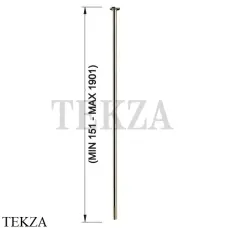 Gessi INCISO Излив для раковины потолочный под размер 15-190 см 58299-720, Nickel PVD