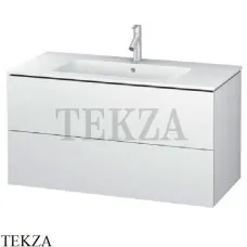 Duravit L-Cube Тумба под раковину с 2 выдвижными ящиками LC624201818, белый матовый