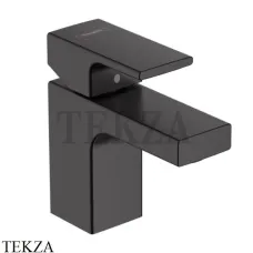 Hansgrohe Vernis Shape Смеситель для раковины, с донным клапаном 71560670, черный матовый