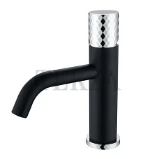 Boheme Stick Смеситель для раковины, без донного клапана Stick 121-BCR Black DIAMOND Chrome