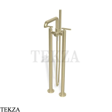 FIMA Carlo Frattini Park Line Смеситель для напольный, внешняя часть F1304/4HS, Brushed Champagne