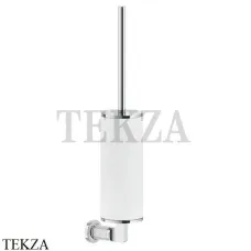 Gessi INCISO accessories Туалетный ершик настенный, белый 58519-031, хром глянец
